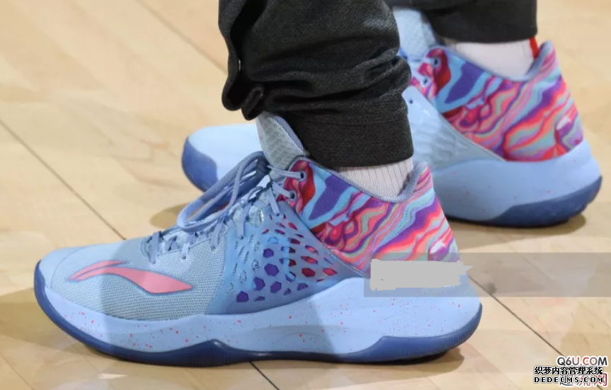 Li-Ning Sonic 7 regular version appears in the NBA. Appreciation of the on-foot photos of the Li-Ning Sonic 7 regular version