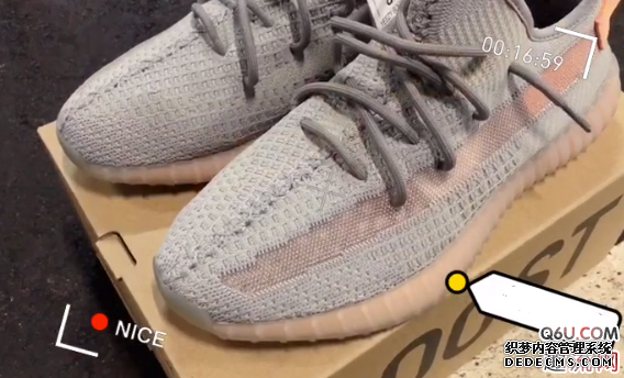 Yeezy 350 V2 Gray Orange 3.0 Translucent Unboxing Review Yeezy 350 V2 True Form Upper Foot Picture Appreciation