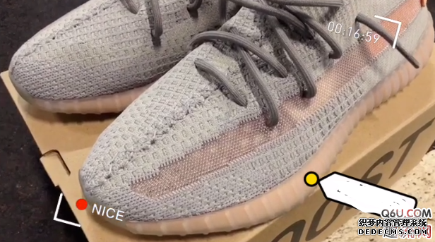 Yeezy 350 V2 Gray Orange 3.0 Translucent Unboxing Review Yeezy 350 V2 True Form Upper Foot Picture Appreciation