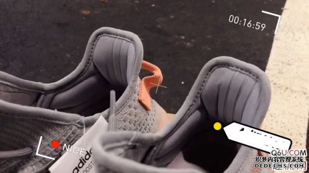Yeezy 350 V2 Gray Orange 3.0 Translucent Unboxing Review Yeezy 350 V2 True Form On-foot Picture Appreciation