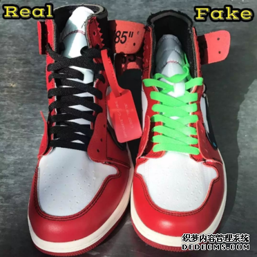 OFF-WHITE x AJ1 authenticity identification OFF-WHITE x How to distinguish genuine AJ1 from fake