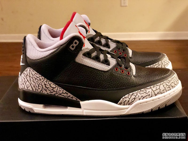 AJ3 black cement authenticity comparison AJ3 black cement 2018 replica version identification method