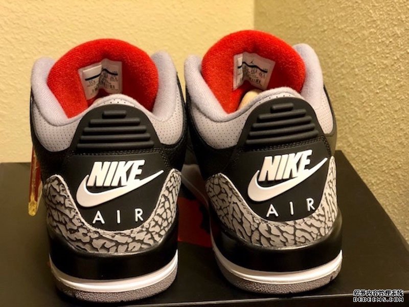 AJ3 black cement authenticity comparison AJ3 black cement 2018 replica identification method