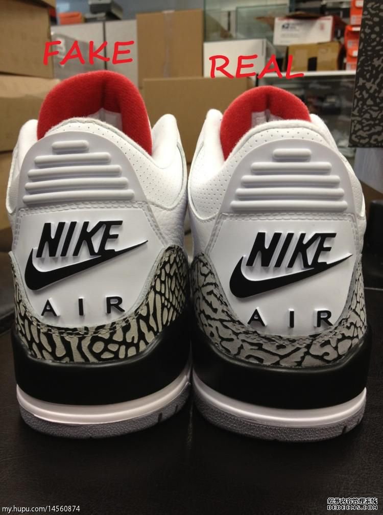 AJ3 black cement authenticity comparison AJ3 black cement 2018 replica version identification method