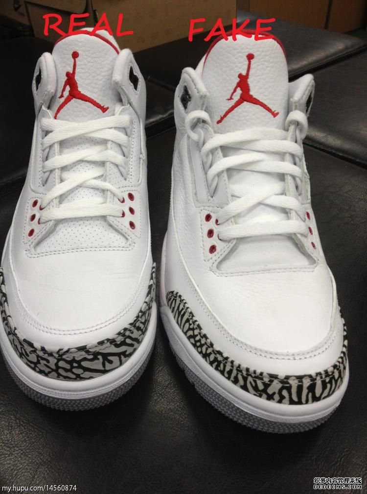 AJ3 black cement authenticity comparison AJ3 black cement 2018 replica version identification method