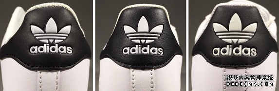 Adidas Gold Label Shell Toe Authenticity and False Identification Comparison of real and fake clover shell toe